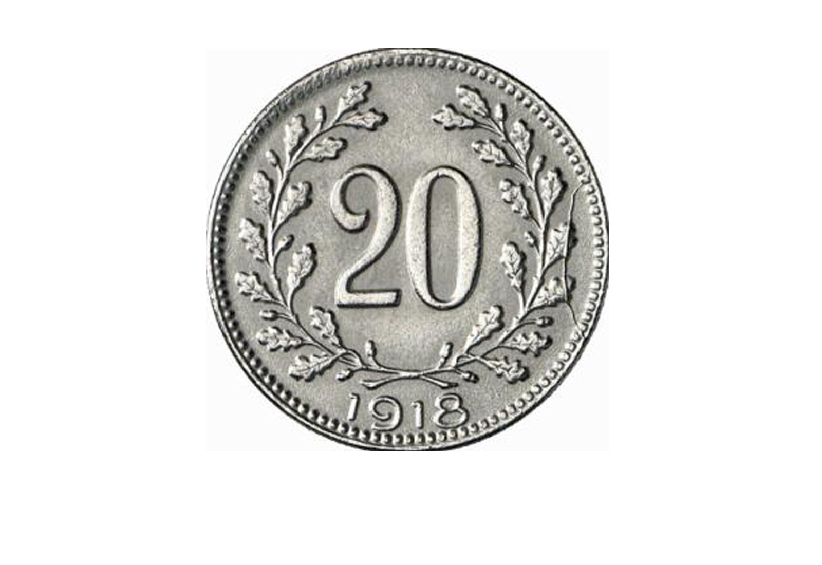 Österreich 20 Heller 1917-1918 Kaiser Karl  I.