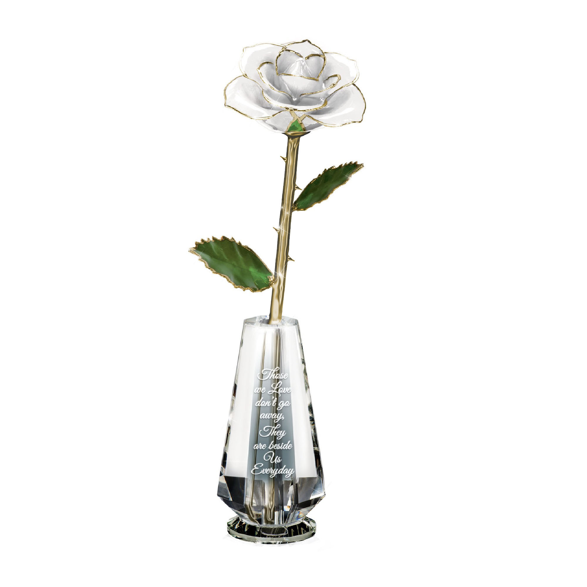 Unsere Rose für die Ewigkeit - Konservierte Rose mit Goldplattierung