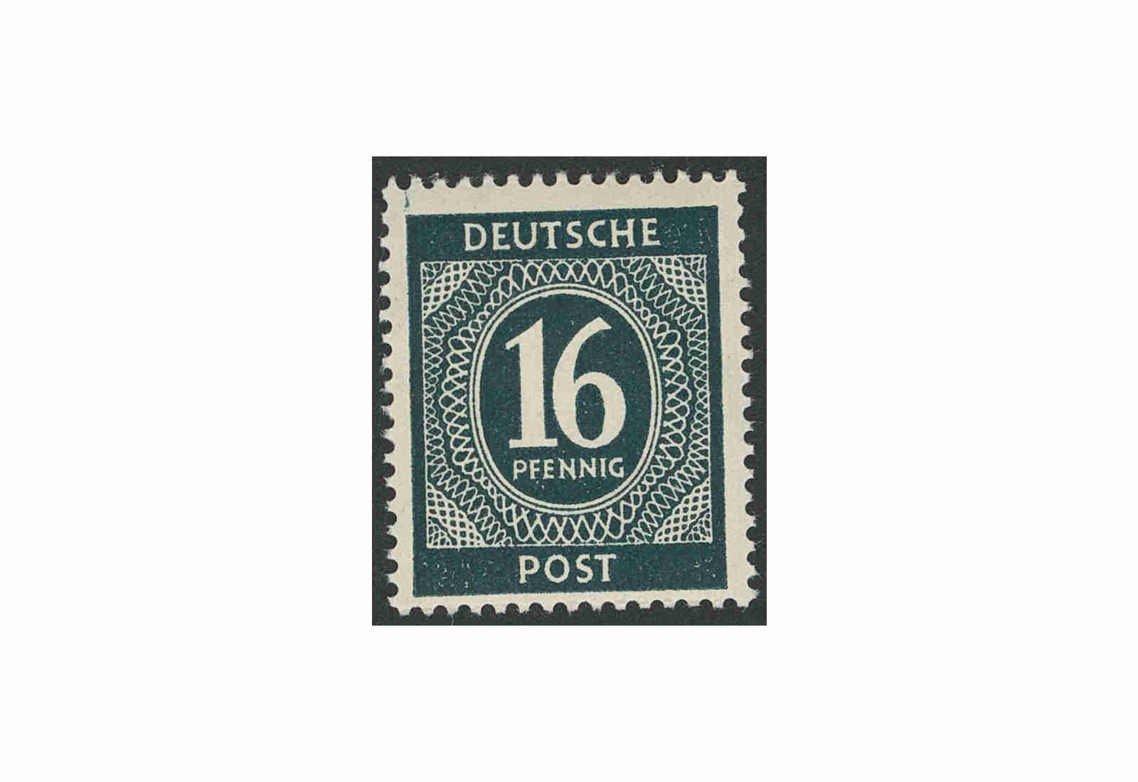 Briefmarke Alliierte Besetzung Kontrollrat I 1946 Michel-Nr. 923 a postfrisch