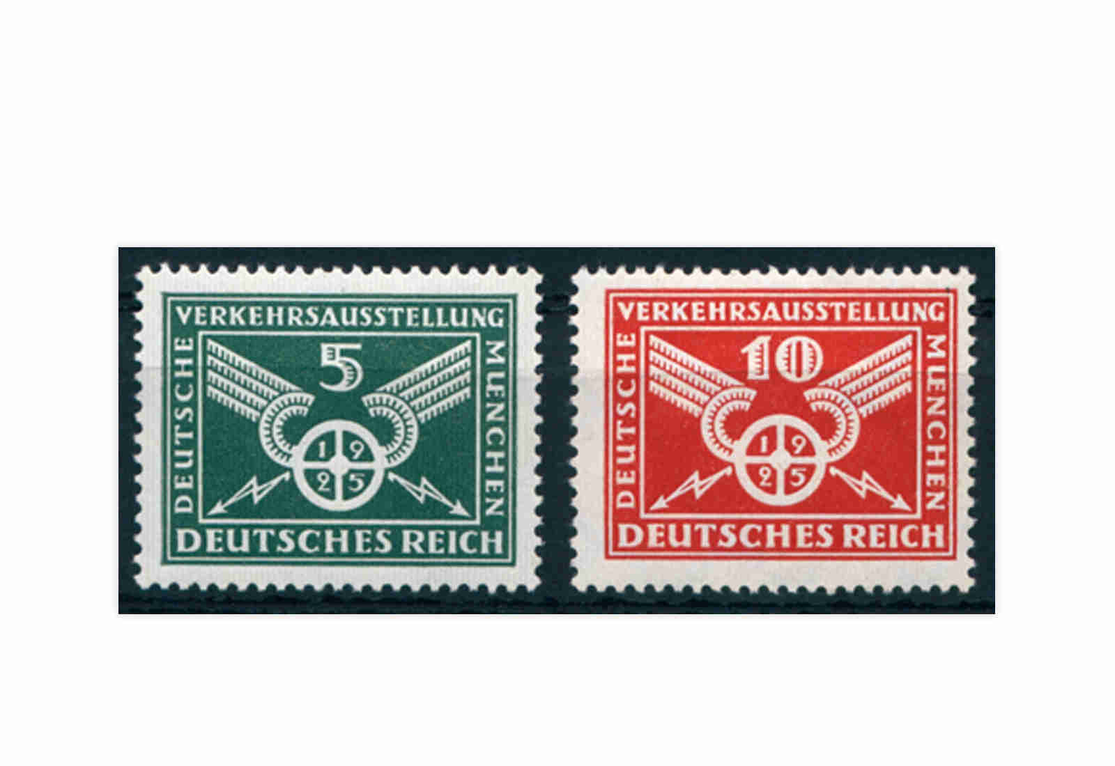 Briefmarken Deutsches Reich 1925 Michel-Nr. 370/371 postfrisch