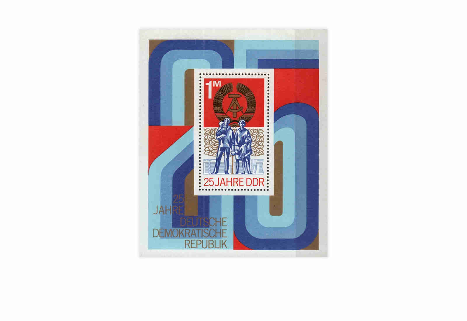 DDR Block 41 25 Jahre DDR 1974 postfrisch