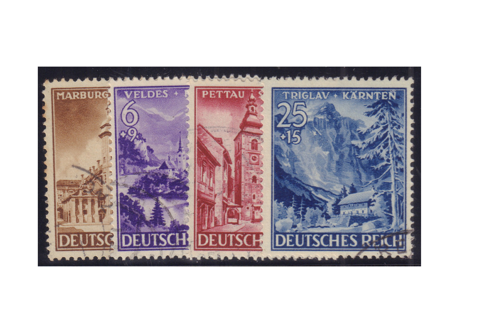 Deutsches Reich Mi.Nr. 806/09 gestempelt