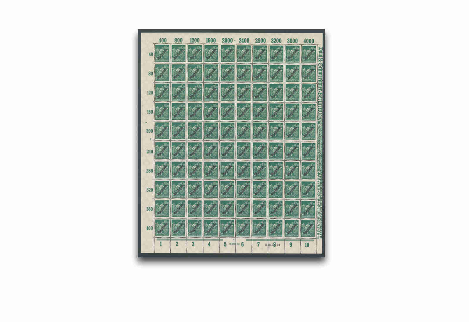 Briefmarke Deutsches Reich MiNr.: D 77 a **