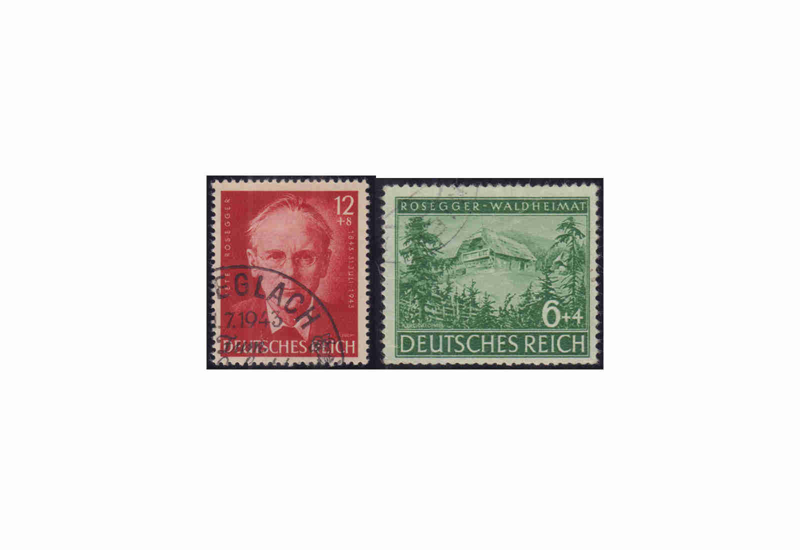 Deutsches Reich Mi.Nr. 855-856 gest.
