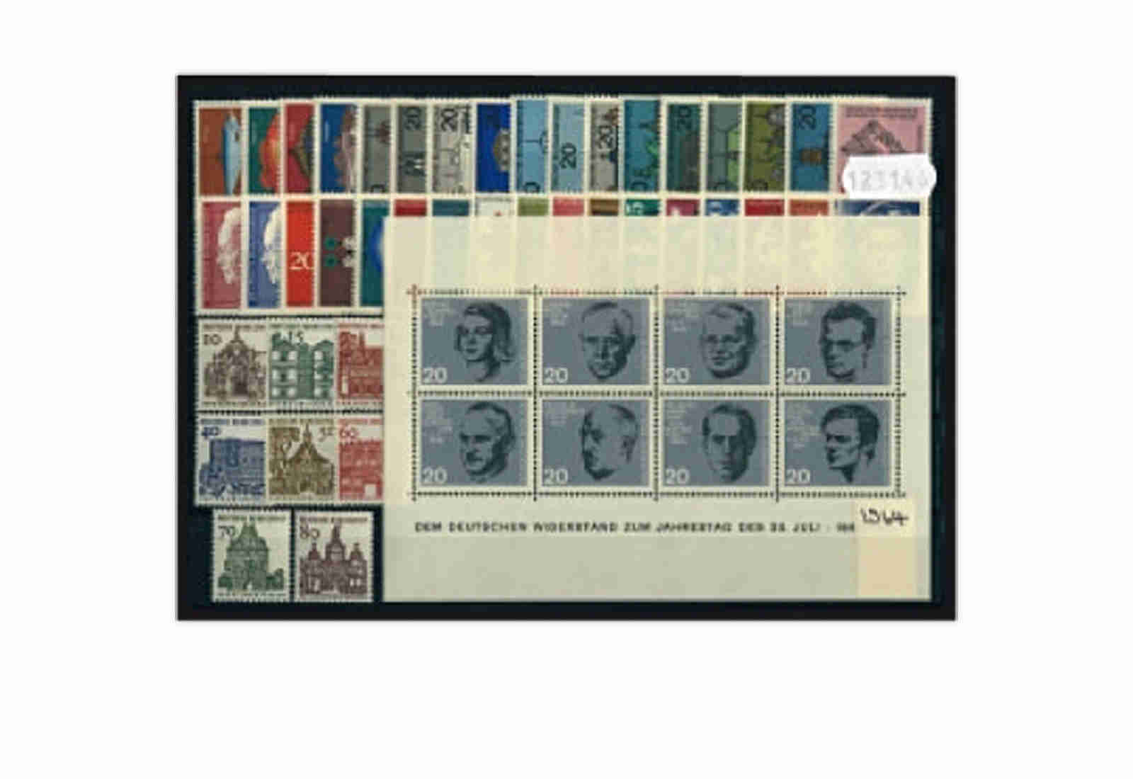 BRD Jahrgangsatz 1964 Mi.Nr. 412-461 postfrisch