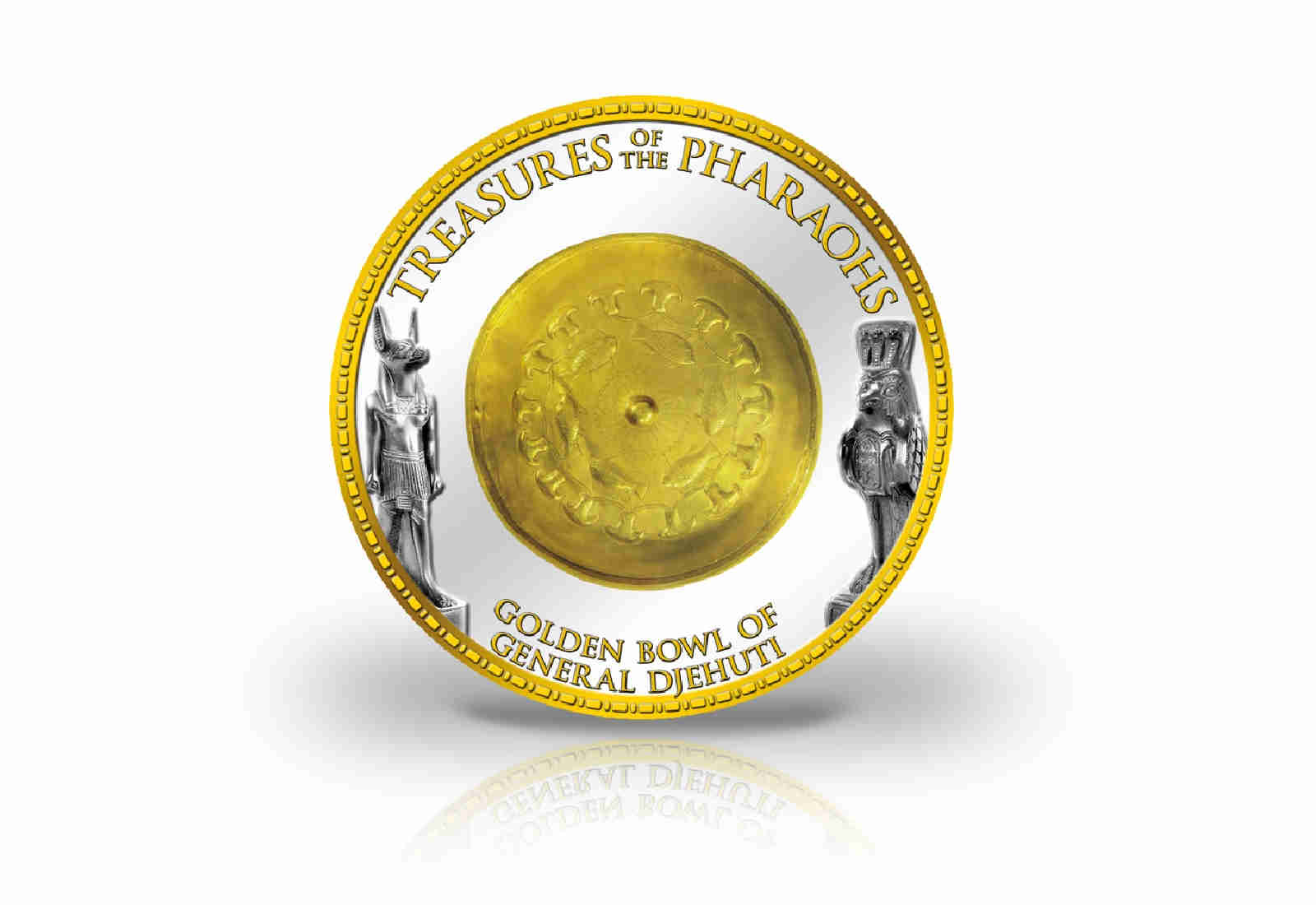 1 Pound Ägypten Goldschale mit 999,9er Goldauflage