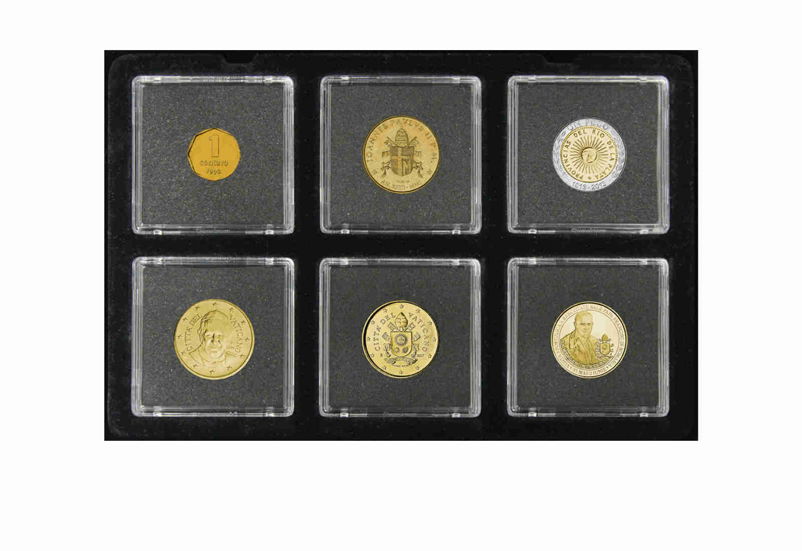 Papst Franziskus Kollektion 6er Set inkl. Kassette