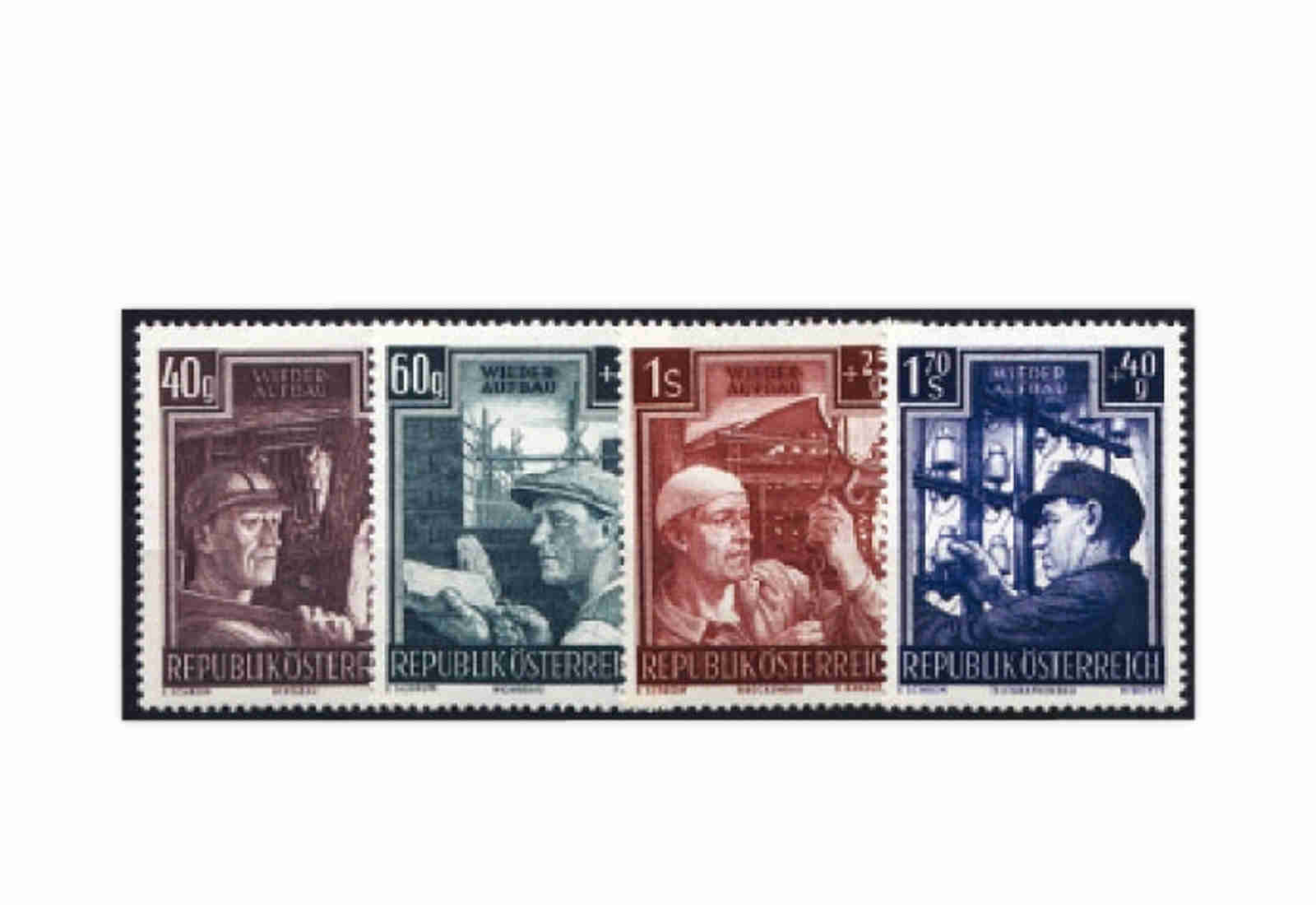 Österreich Frühausgabe Mi.Nr. 960/963 postfrisch