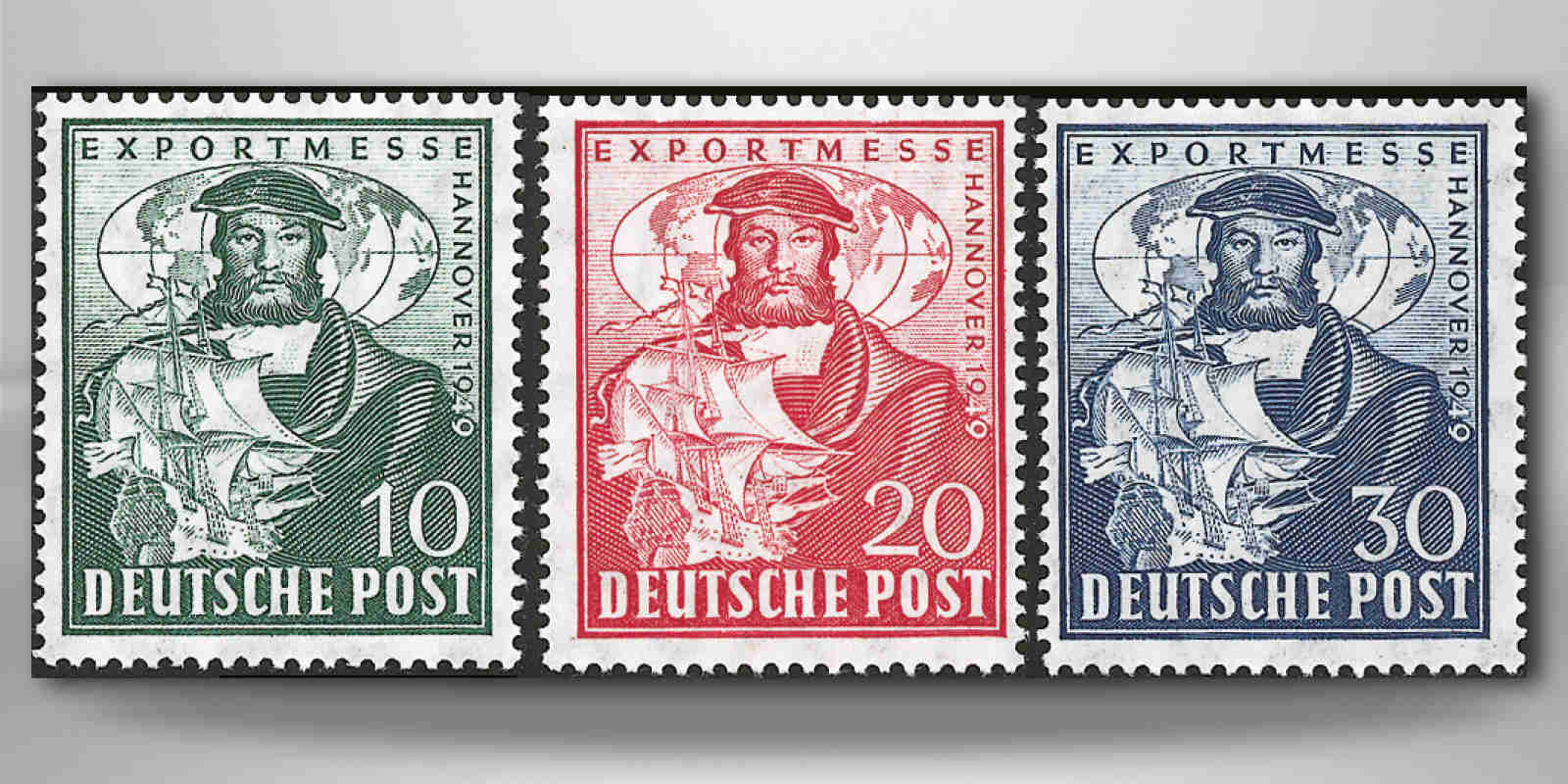 Bizone Michel-Nr. 103/105 a postfrisch