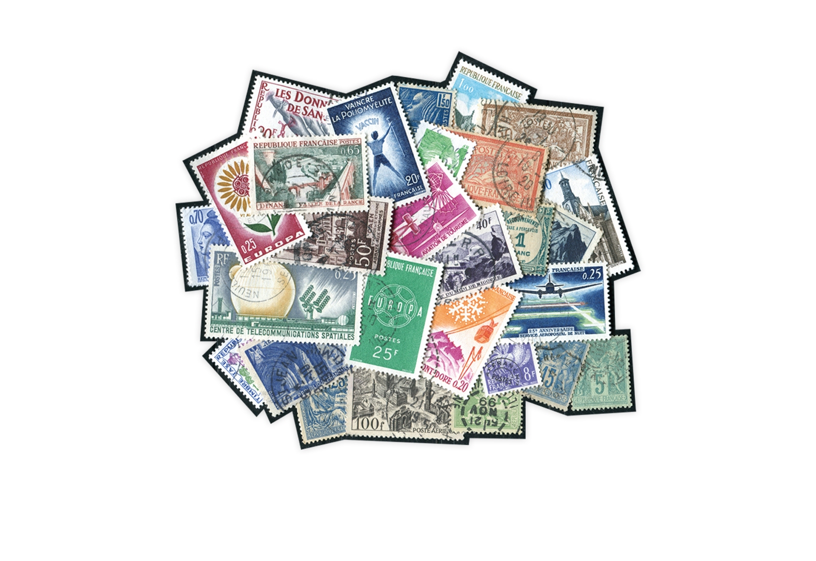 1000 verschiedene Briefmarken Frankreich postfrisch und gestempelt