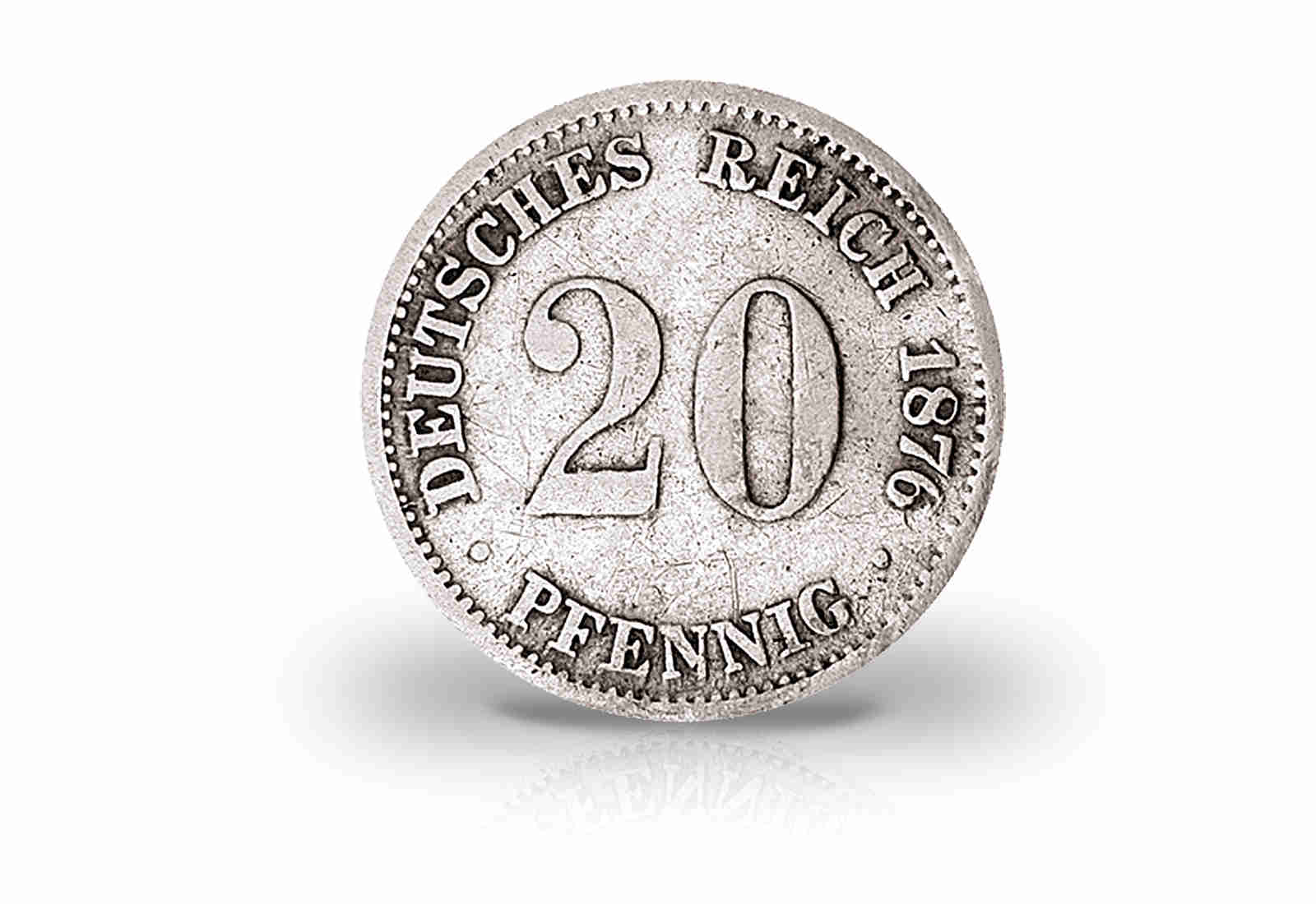 20 Pfennig 1873-1877 Deutsches Kaiserreich Jaeger-Nr. 5