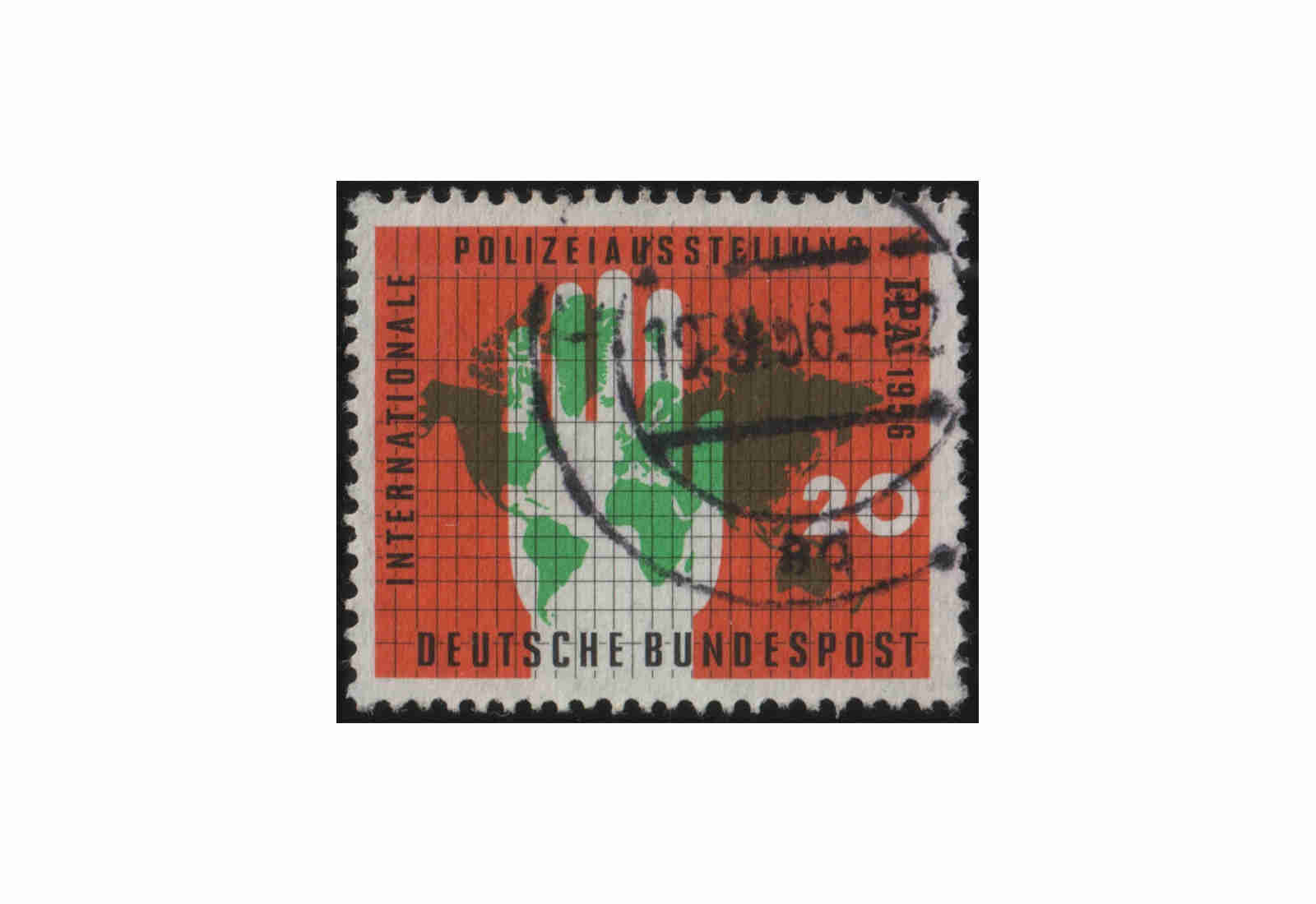 BRD Internationale Polizeiausstellung (IPA) 1956 Mi.Nr. 240 gestempelt