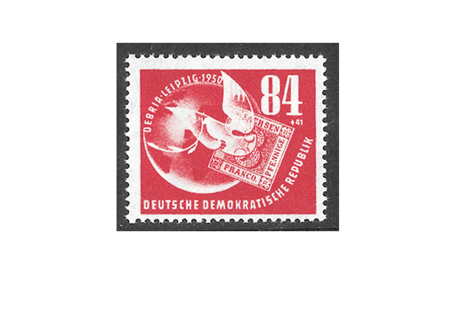 Briefmarke DDR DEBRIA Leipzig 1950 Michel-Nr. 260 postfrisch