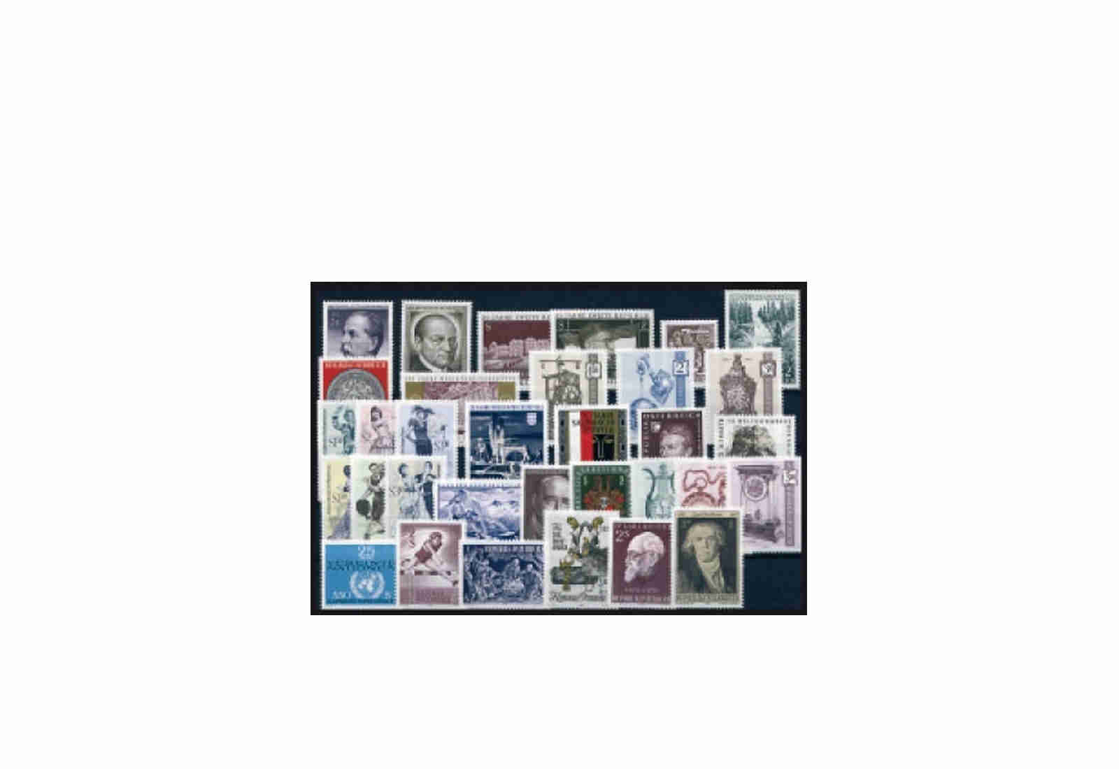 Briefmarken Österreich Jahrgang 1970 Michel-Nr. 1320-1352 gestempelt