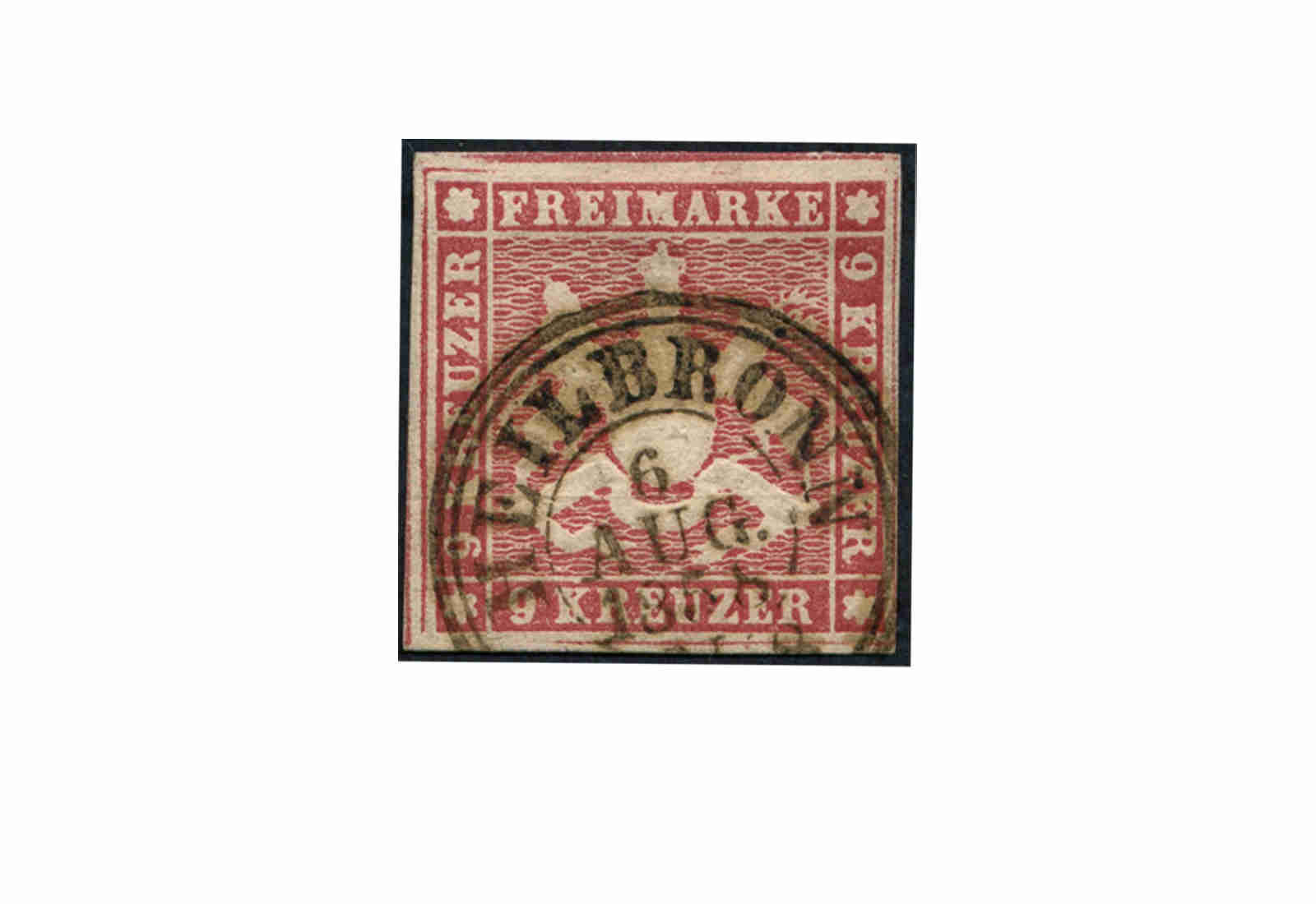 Briefmarke Altdeutschland Württemberg Freimarke 1857 Michel-Nr. 9 gestempelt
