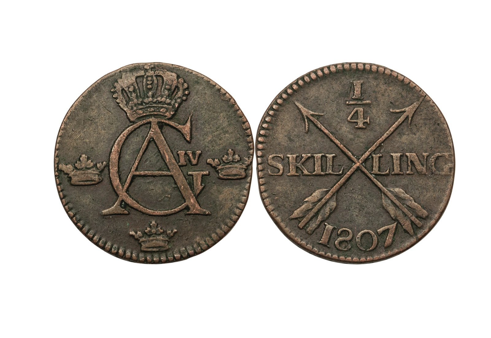 Schilling 2er Set Dänemark und Schweden