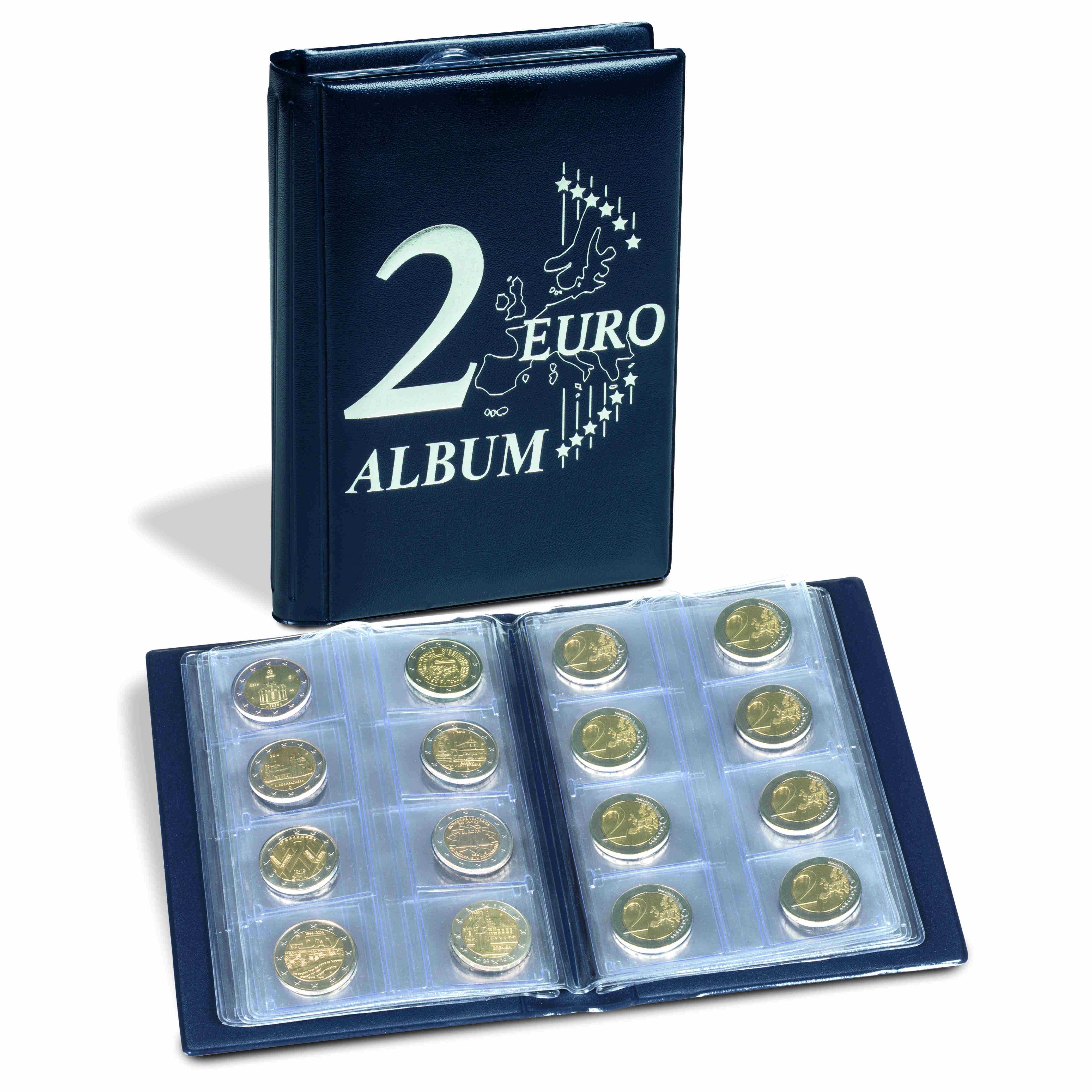 Taschen-Album für 2 Euro Münzen
