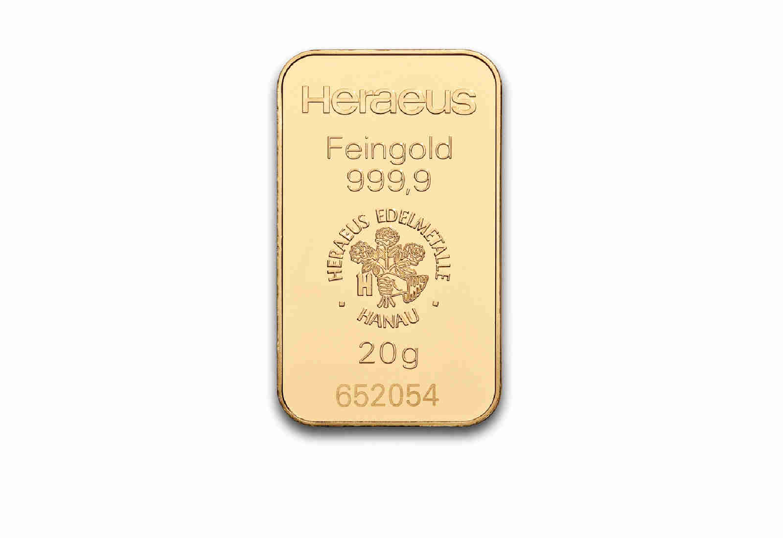 Goldbarren 20 g Motiv unserer Wahl