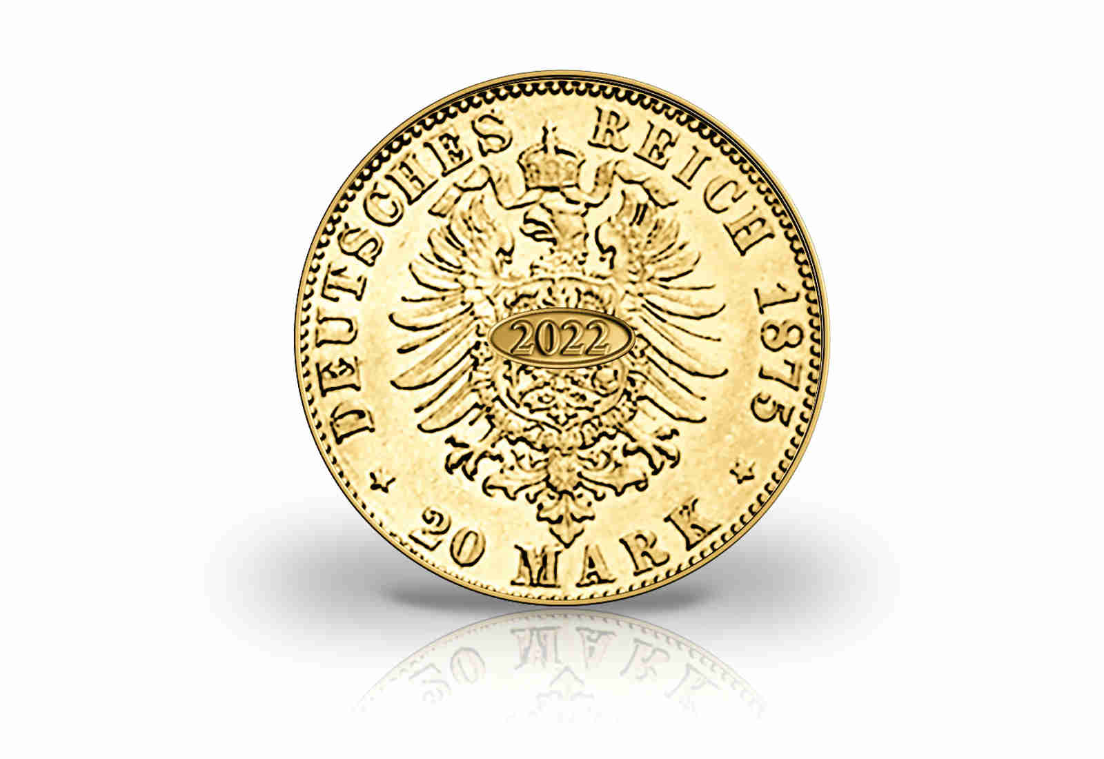 20 Mark 1875 Deutschland/ Reuß Heinrich XXII