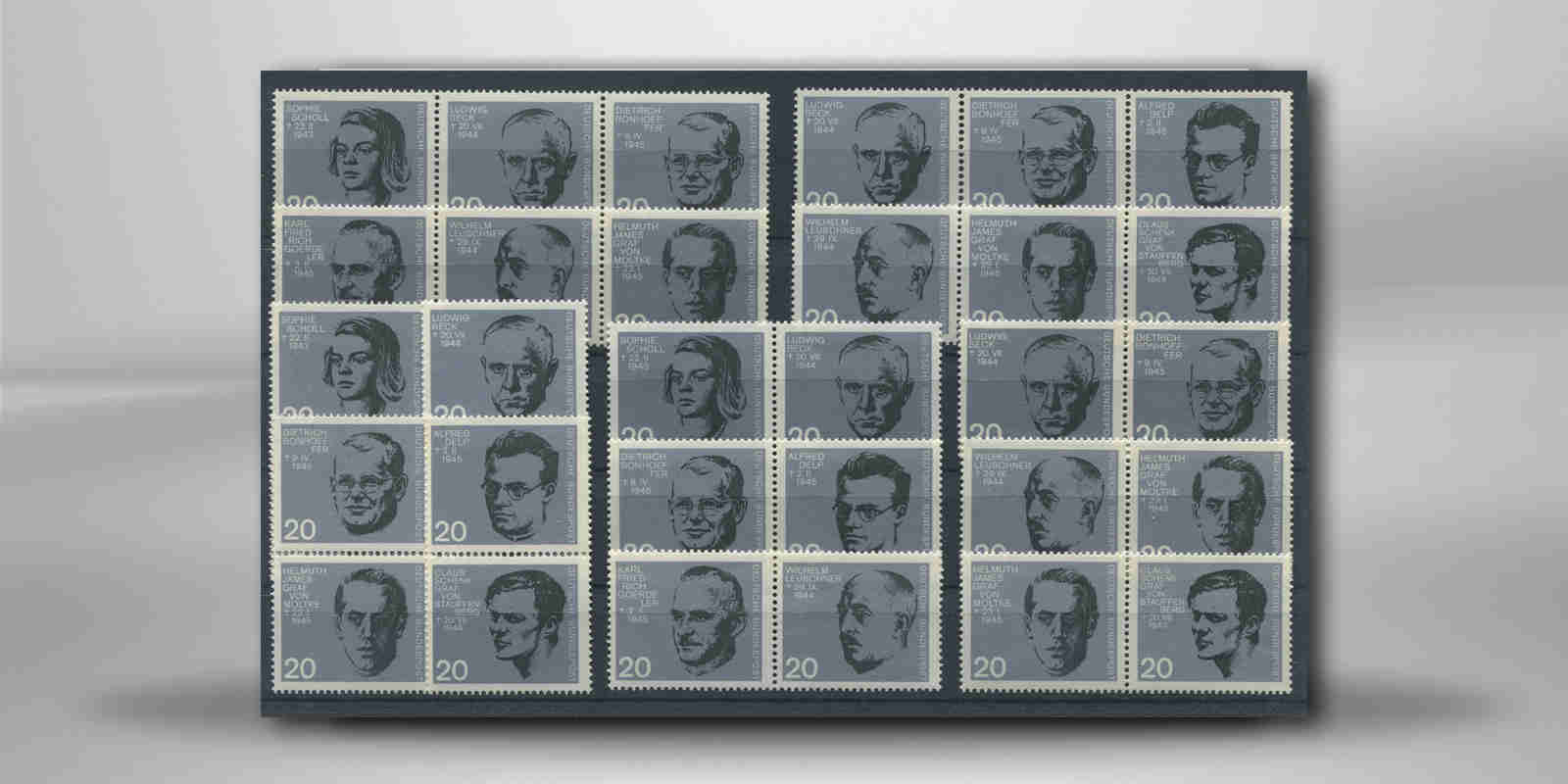 BRD ZD ex Block 3 postfrisch Widerstandskämpfer 1964