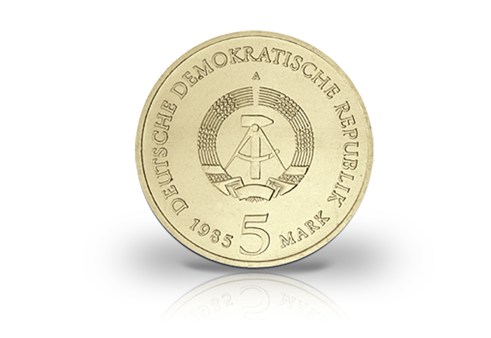 5 Mark Gedenkmünze 1985 DDR Wallpavillon Dredner Zwinger Jaeger-Nr. 1602