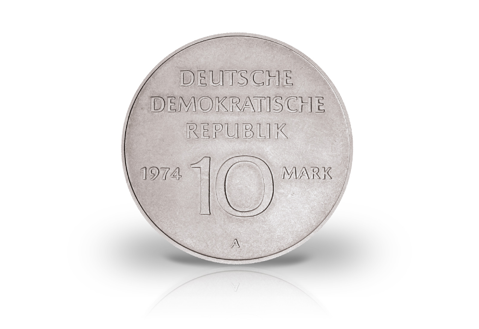 10 Mark Gedenkmünze 1974 DDR 25 Jahre DDR Jaeger-Nr. 1551