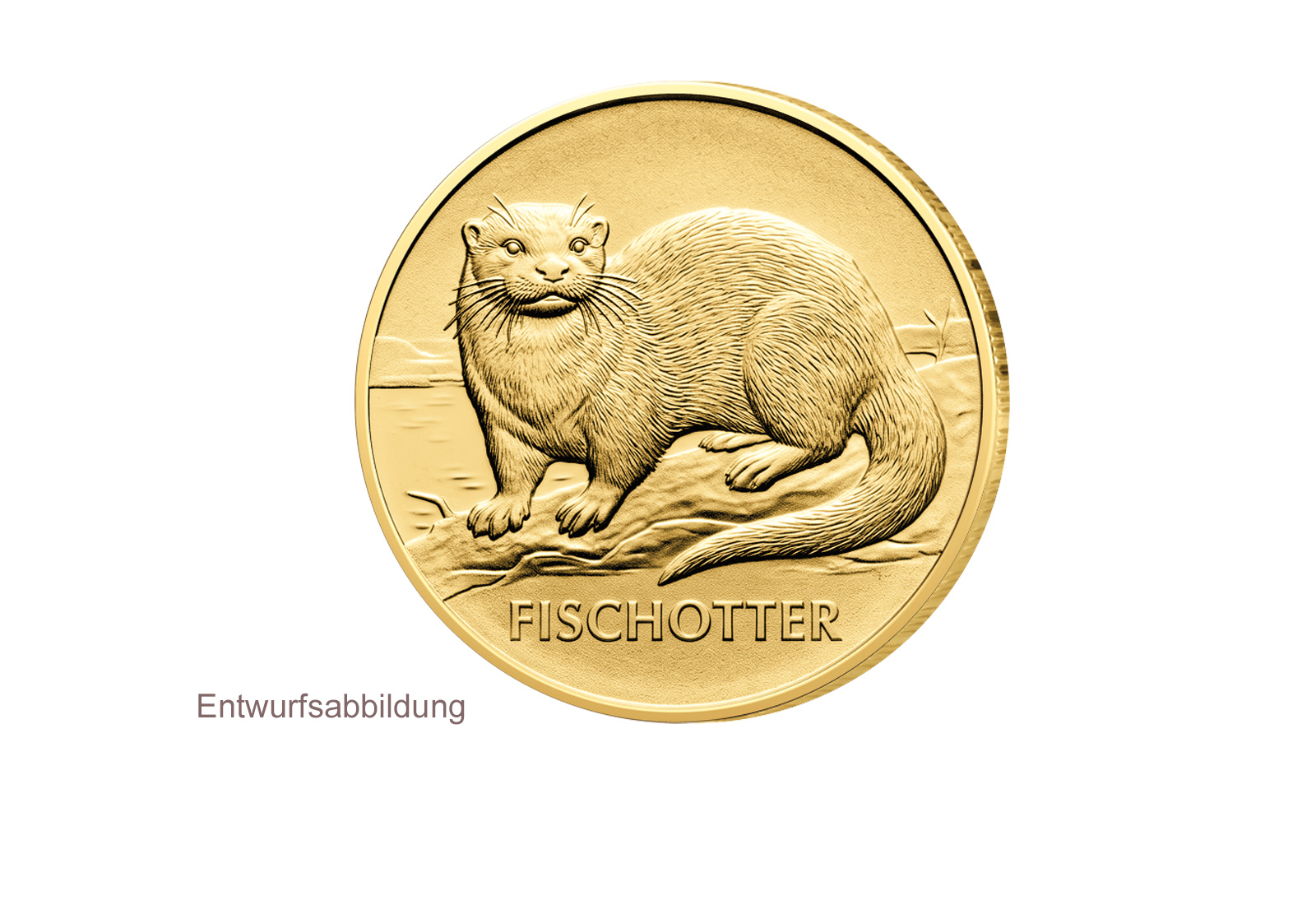 20 Euro 2027 Deutschland Fischotter Serie: Rückkehr der Wildtiere - Prägestätte u. Wahl
