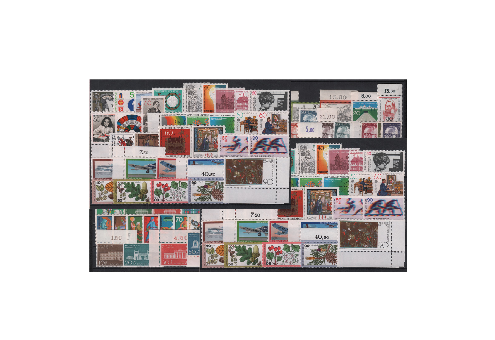 Briefmarken Sammlung Bundesrepublik Deutschland Zuschlagsmarken 1970-1979