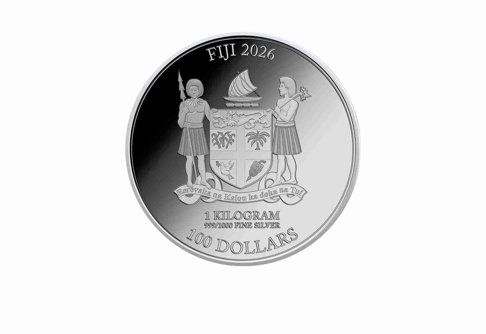 1 Kg Silbermünze - 400 Jahre Weihe des Petersdoms im Etui