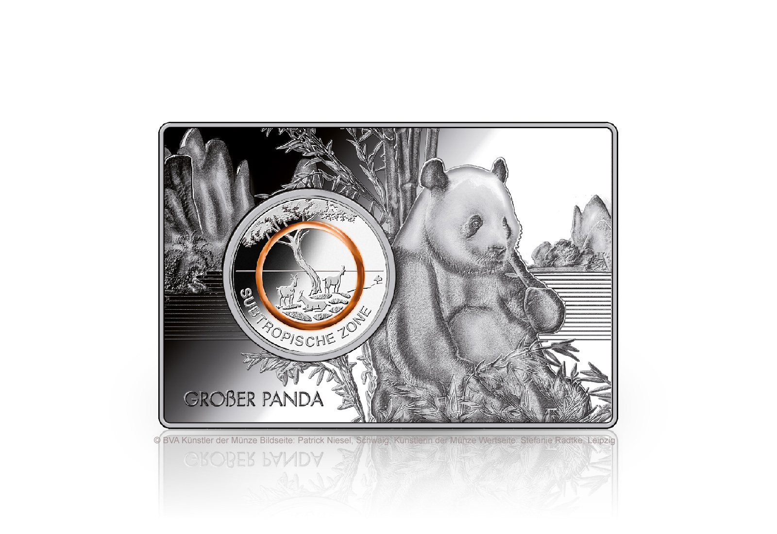 5 Euro 2018 Deutschland Subtropische Zone eingefasst in einem Barren Prägest. G