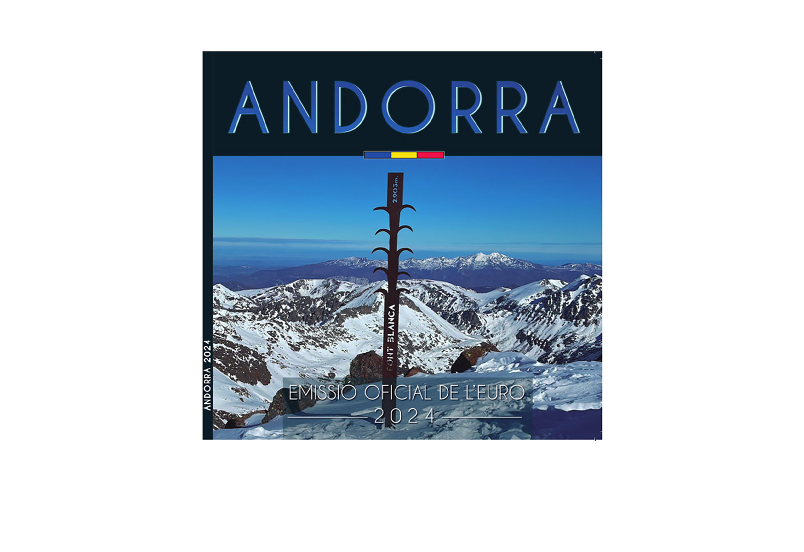 Kursmünzensatz 2024 Andorra im Blister st