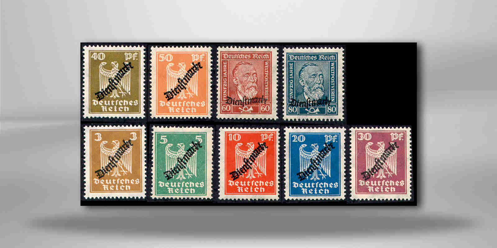 Deutsches Reich Mi. Nr. D 105/13 postfrisch
