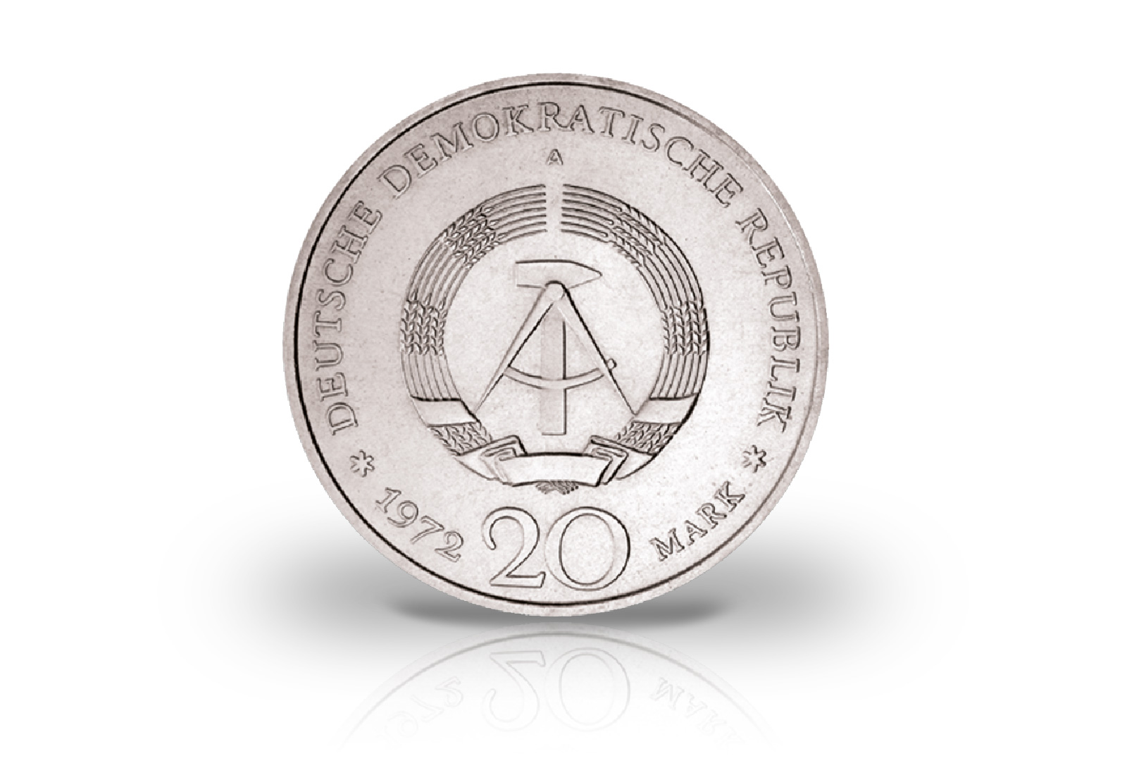 20 Mark Gedenkmünze 1972 DDR Friedrich Schiller Jaeger-Nr. 1537