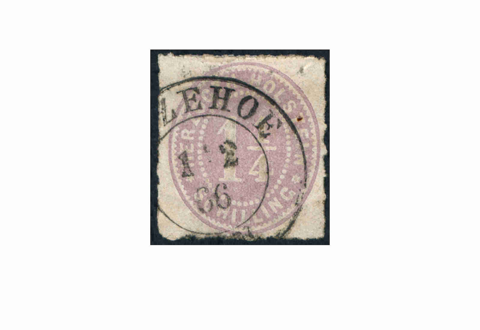 Briefmarke Altdeutschland Schleswig-Holstein Freimarke 1865-1866 Michel-Nr. 20 gestempelt