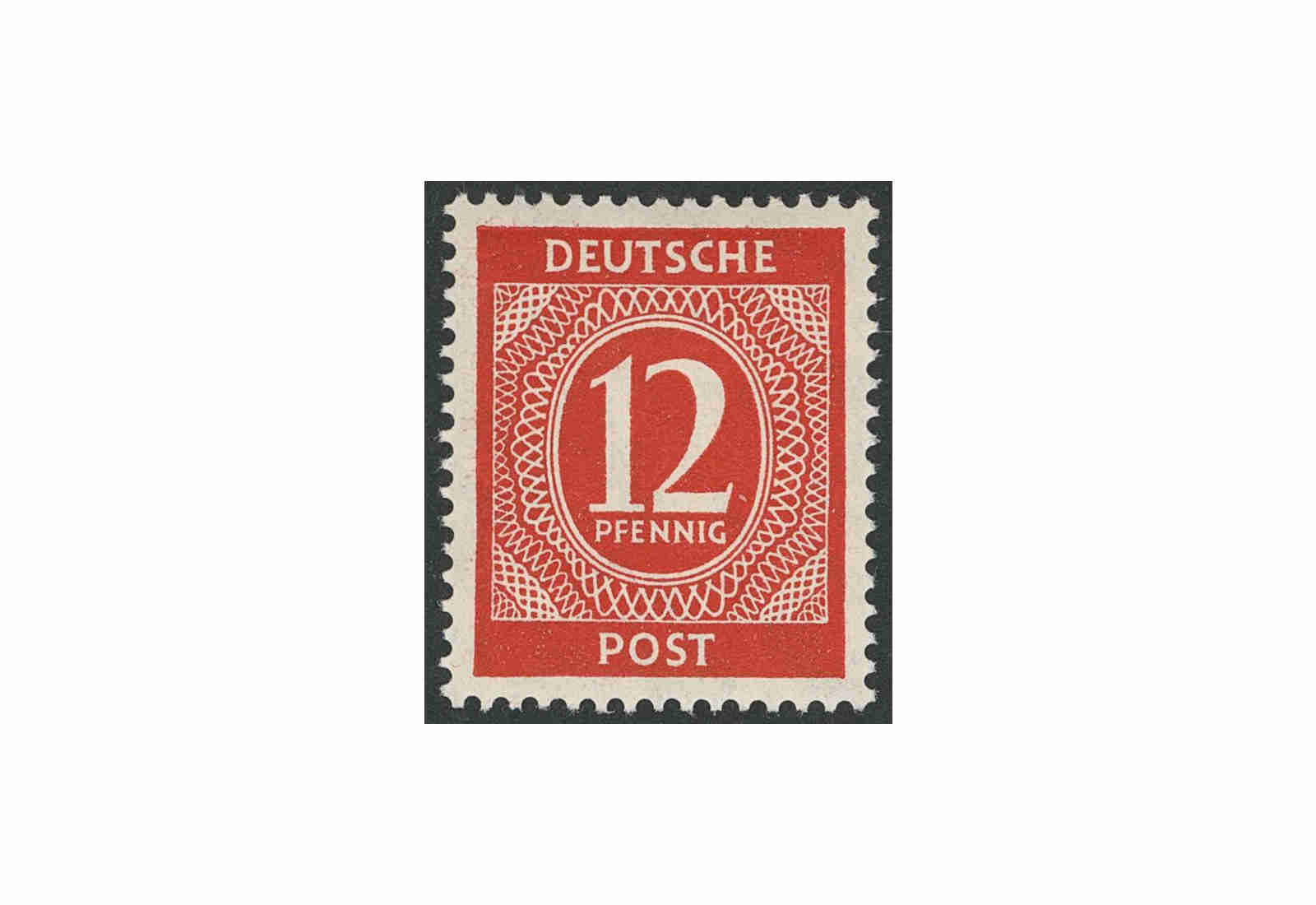 Briefmarke Alliierte Besetzung Kontrollrat I 1946 Michel-Nr. 919 b postfrisch