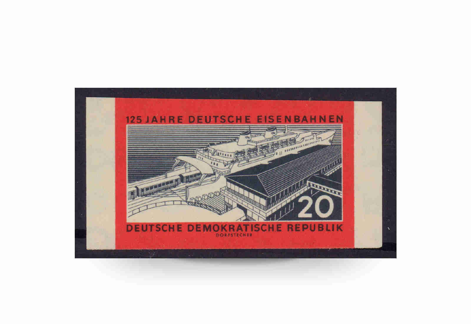 Briefmarke DDR 125 Jahre Deutsche Eisenbahn Michel-Nr. 805 B postfrisch