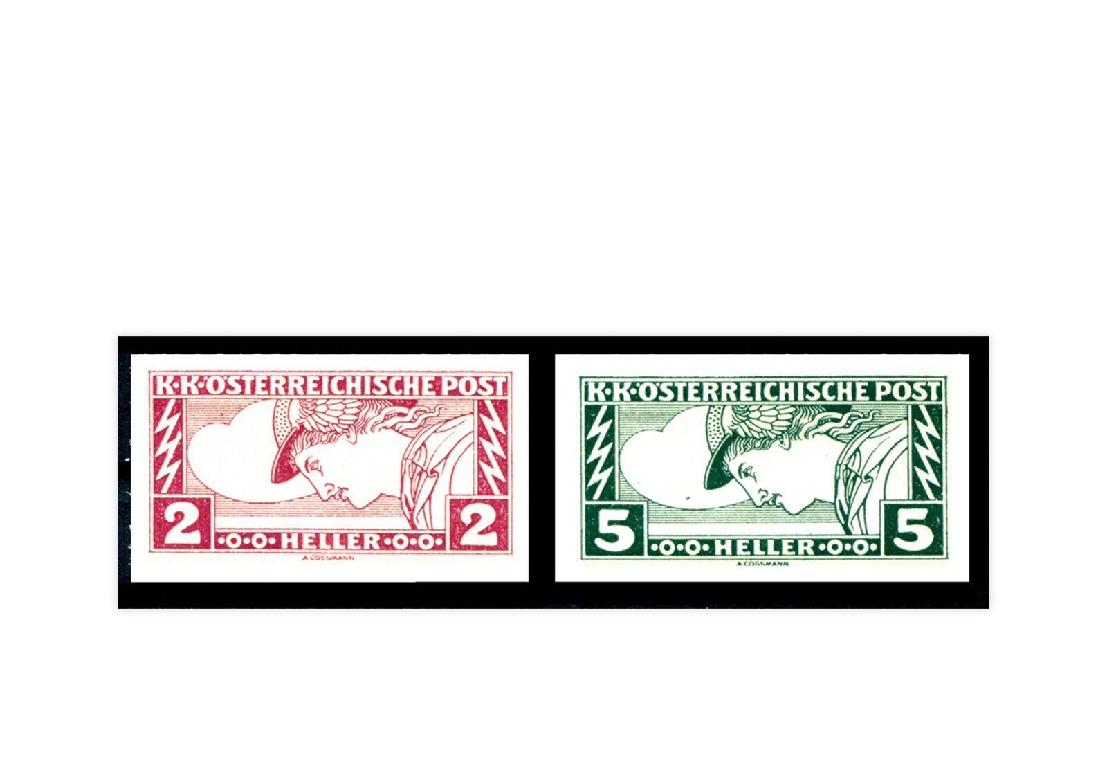 Österreich ANK Mi.Nr. 219/220 U postfrisch Drucksachen Eilmarken