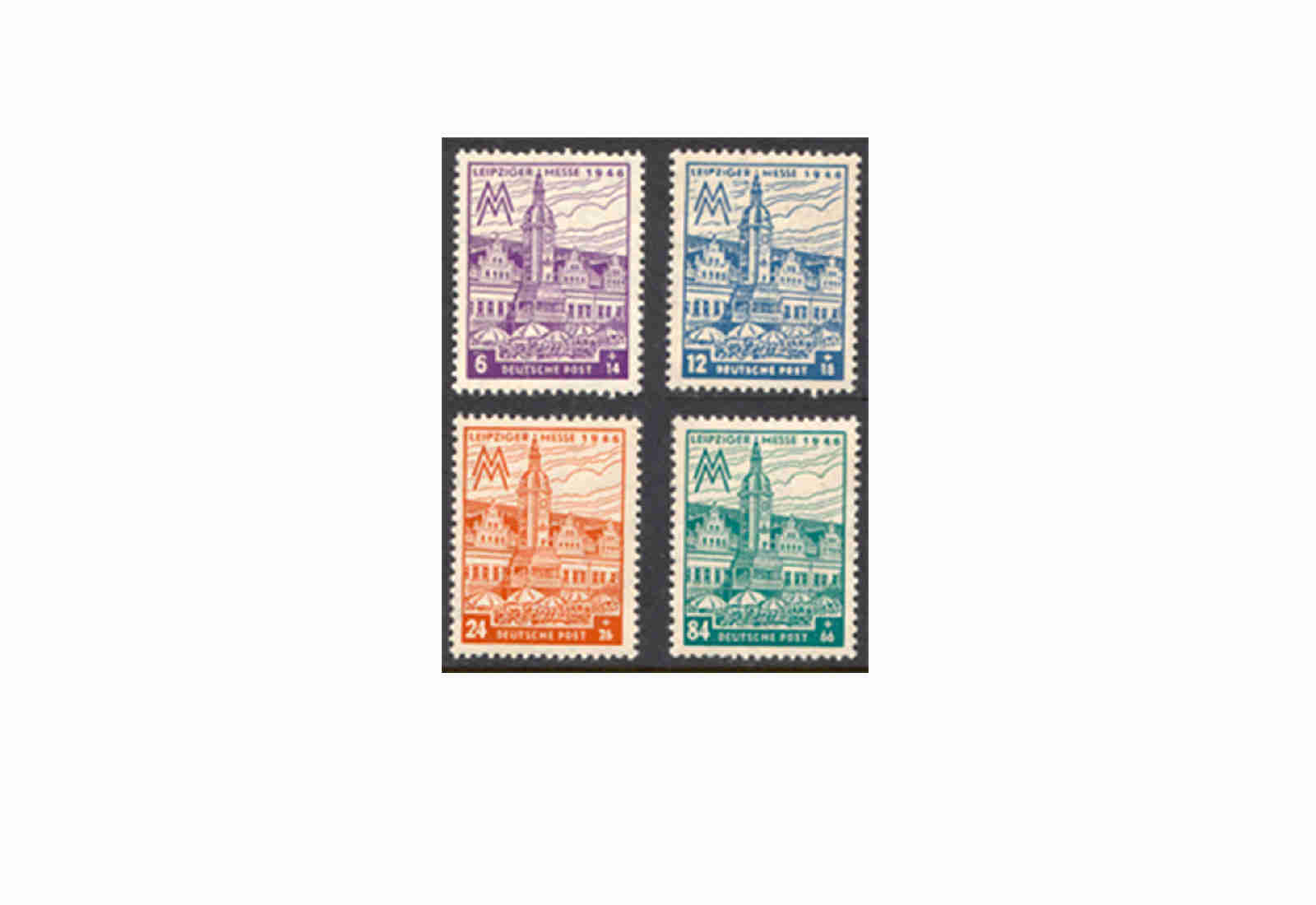SBZ Michel-Nr. 162/165 AY postfrisch