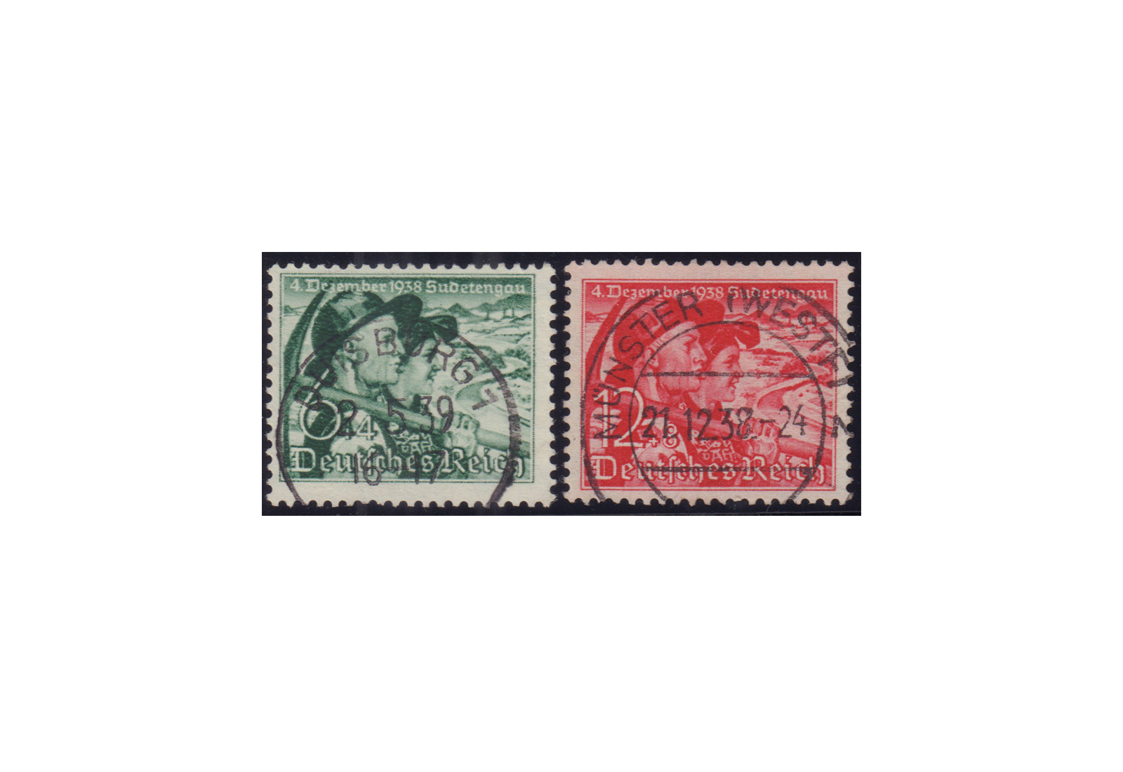 Deutsches Reich Mi.Nr. 684/85 gestempelt