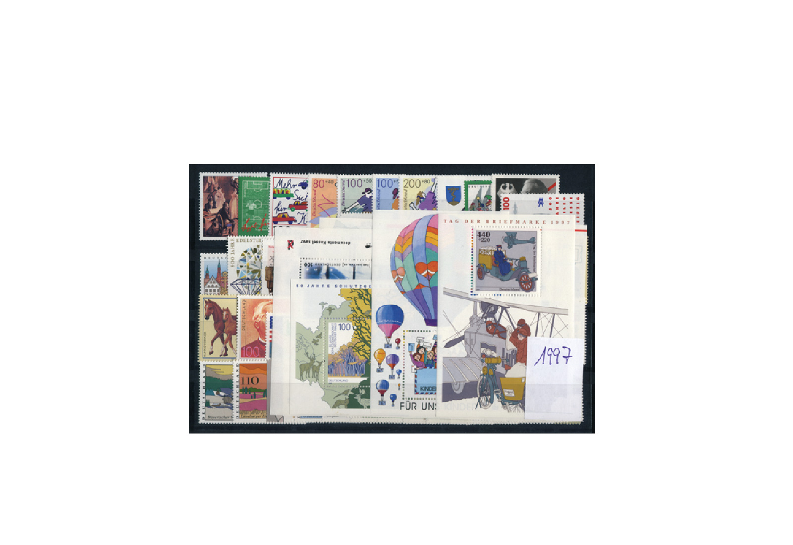 BRD Briefmarken 1997 Jahrgangssatz postfrisch
