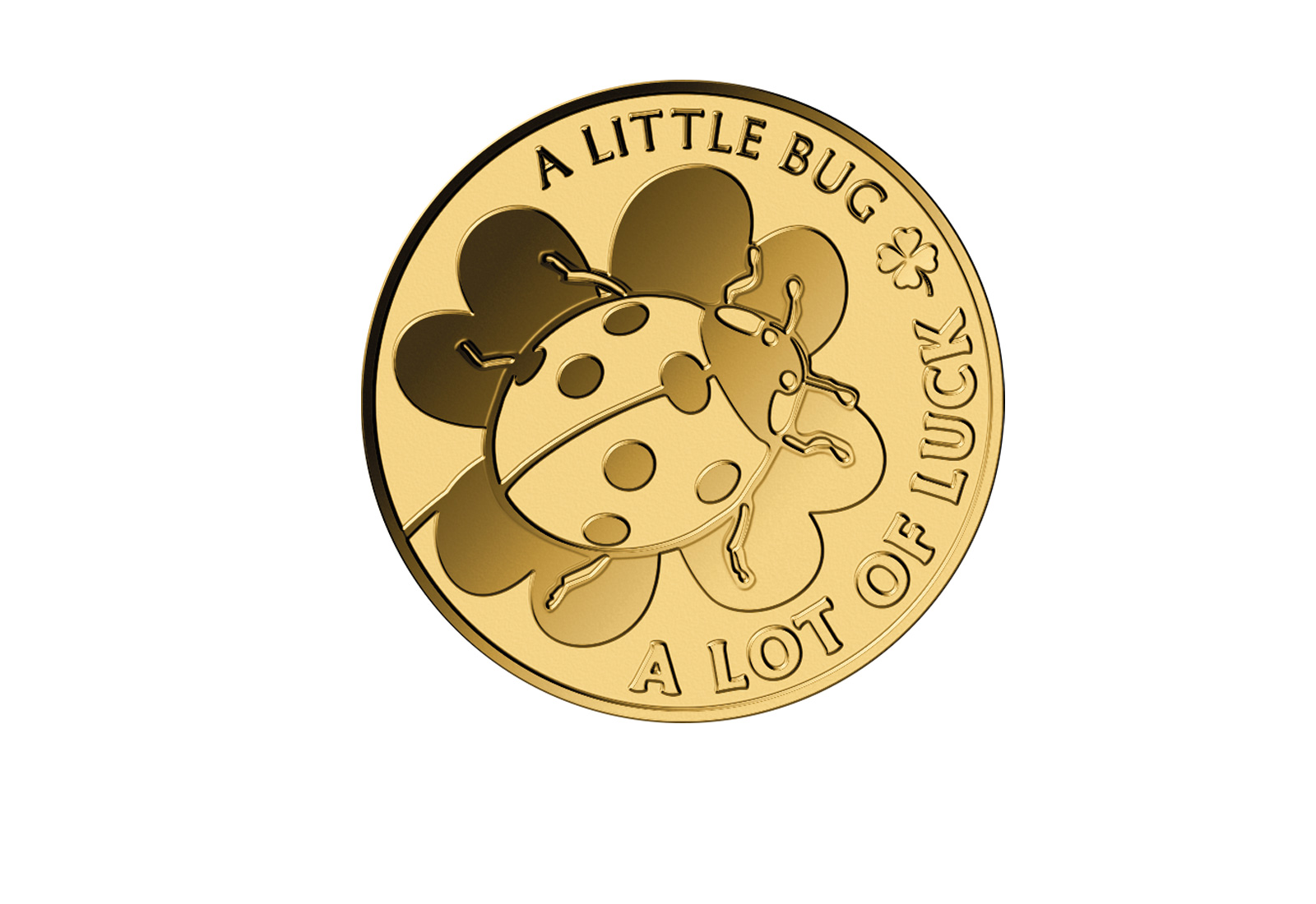 Goldcard Motiv A little bug, a lot of Luck 999/1000 Gold