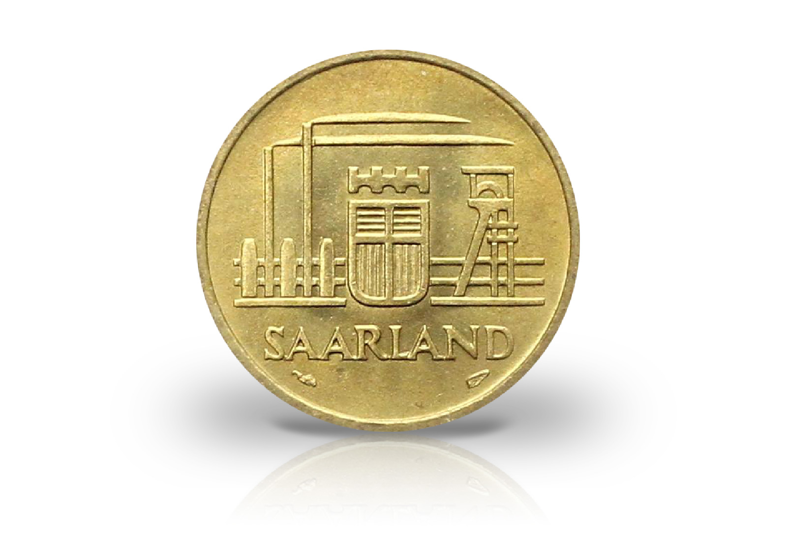 20 Franken 1954 Saarland Jaeger-Nr. 802