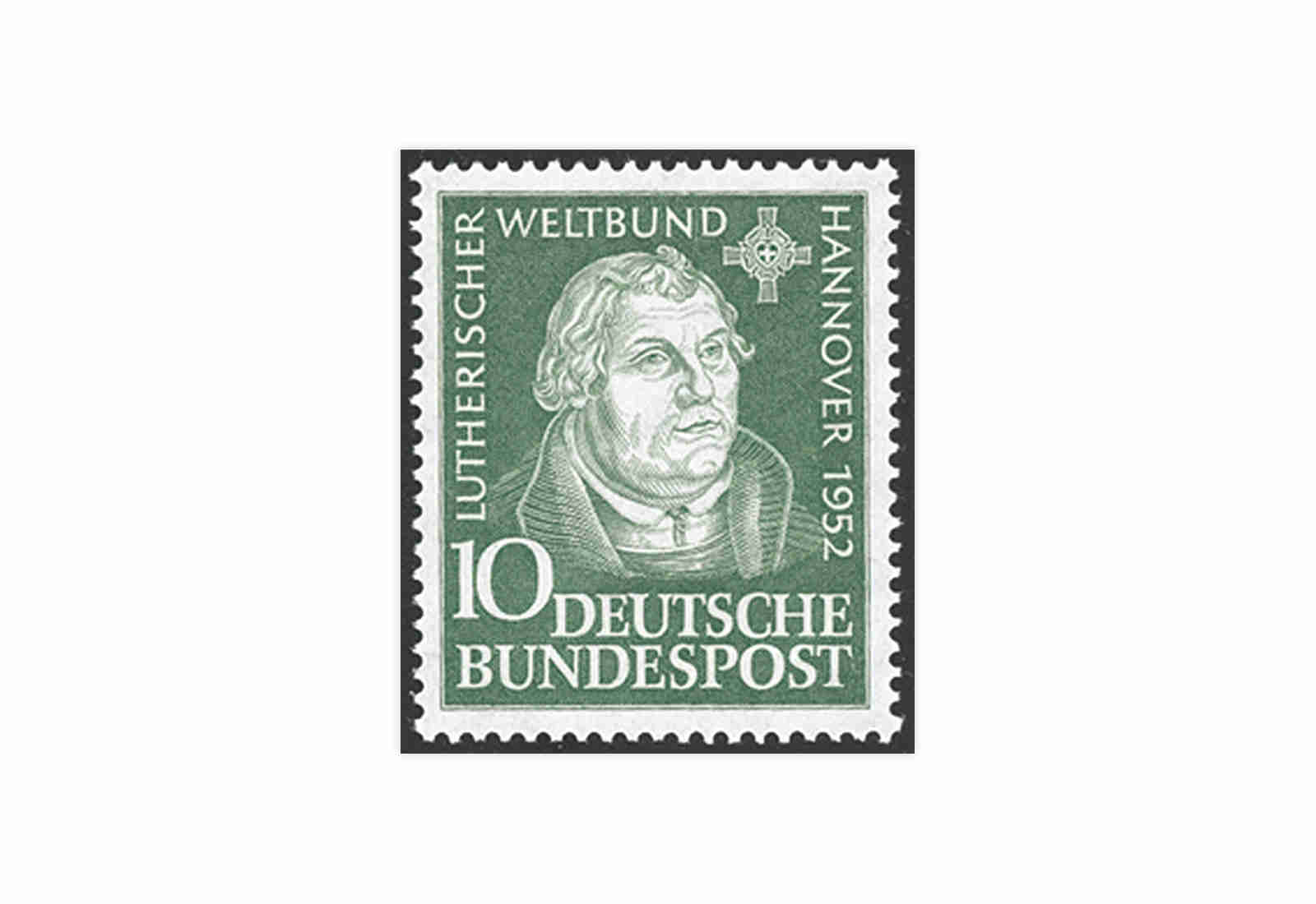 Briefmarke BRD Martin Luther 1952 Michel-Nr. 149 postfrisch