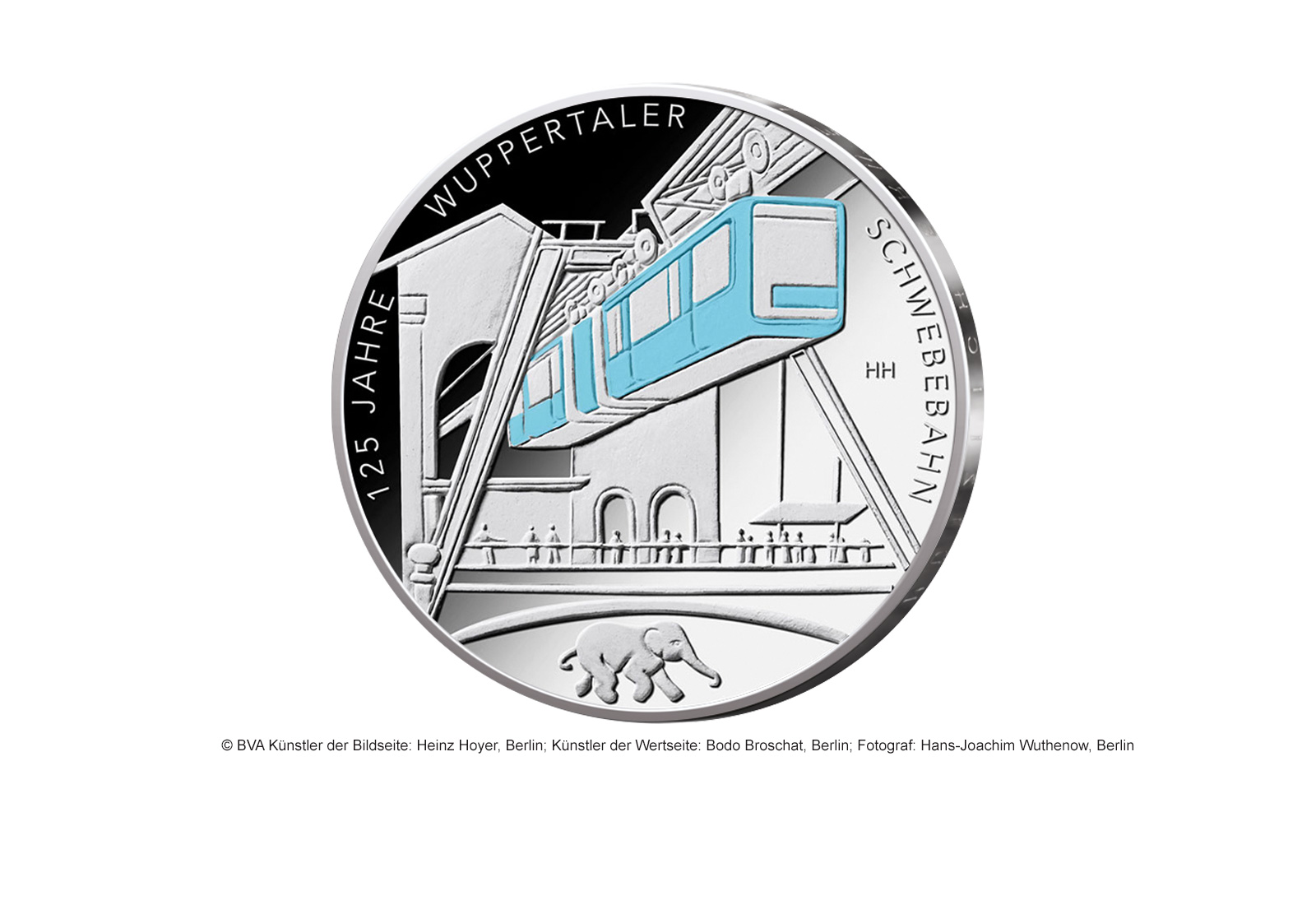 35 Euro Silbermünze 2026 Deutschland 125 Jahre Wuppertaler Schwebebahn PP