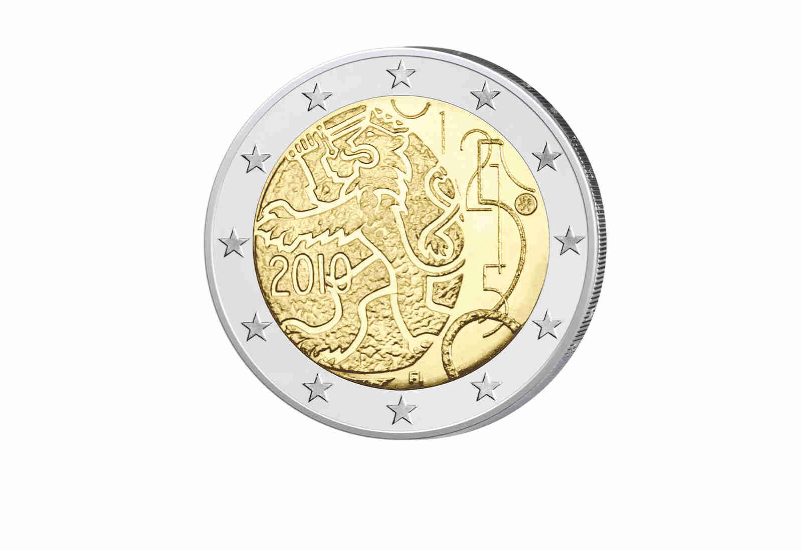 2 Euro 2010 Finnland 150 Jahre Finnische Währung
