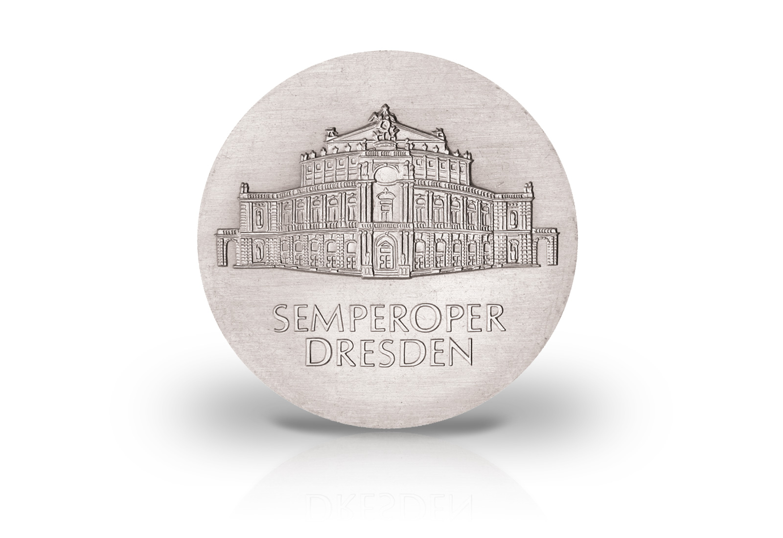 10 Mark Gedenkmünze 1985 DDR Wiedereröffnung Semperoper Jaeger-Nr. 1600