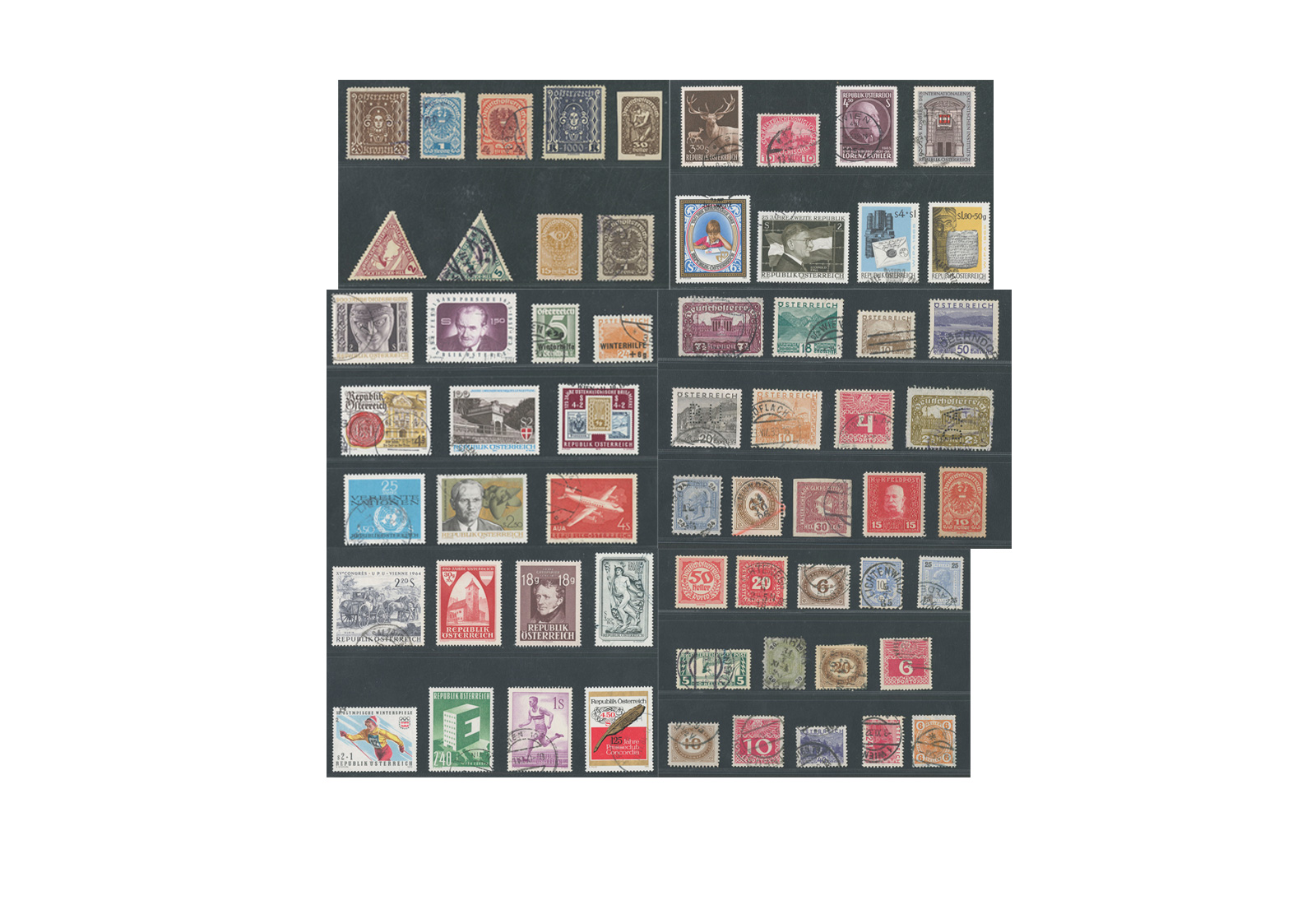 Briefmarken 300 Marken Österreich ab 1850