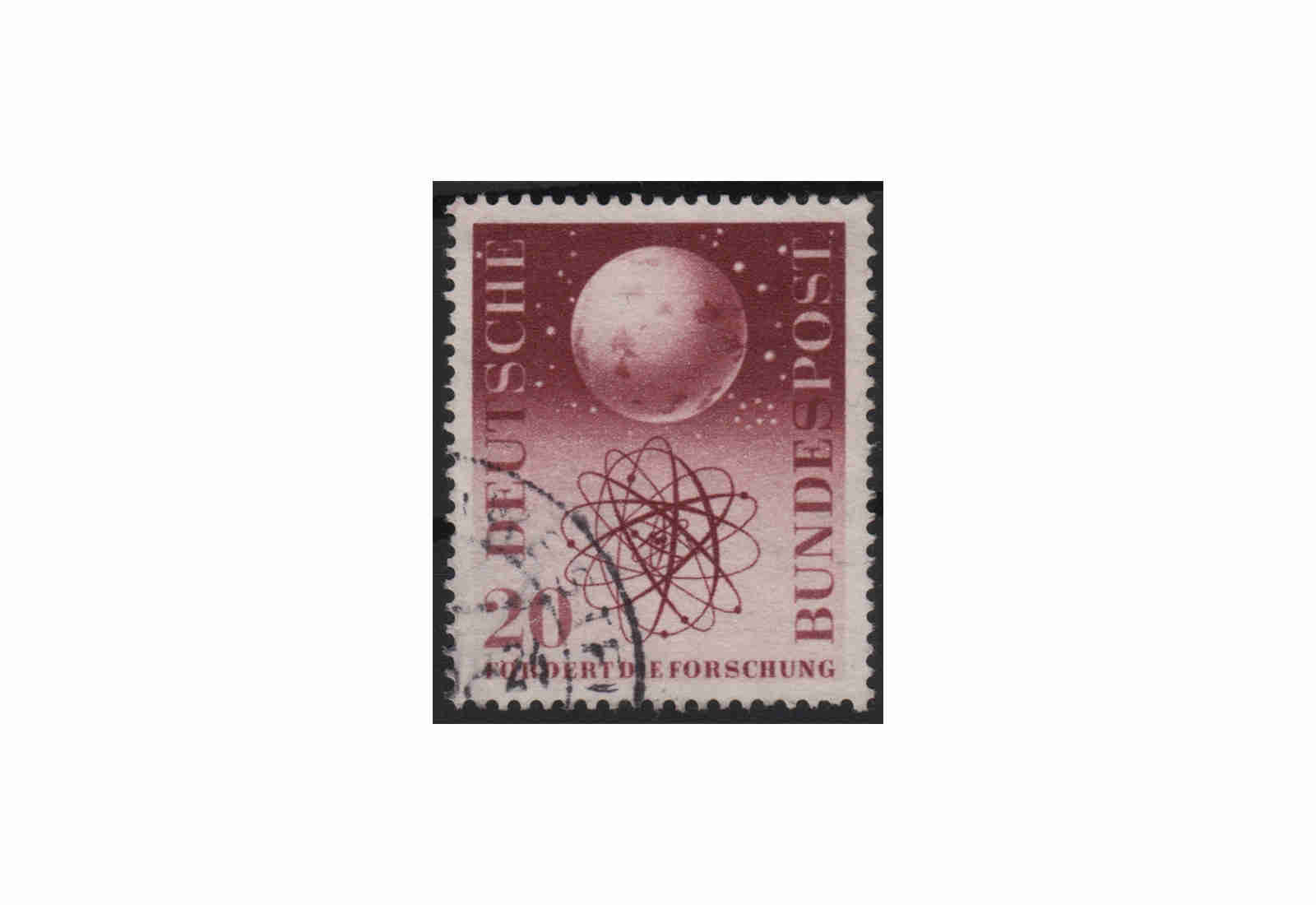 BRD Forschungsförderung 1955 Mi.Nr. 214 gestempelt