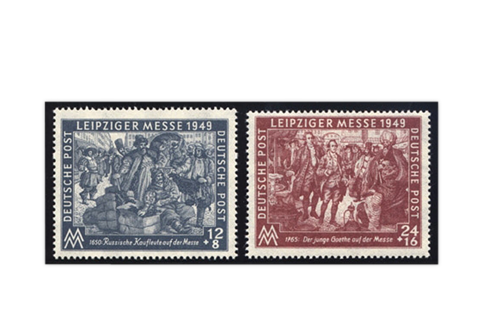 SBZ Michel-Nr. 240/241 gestempelt