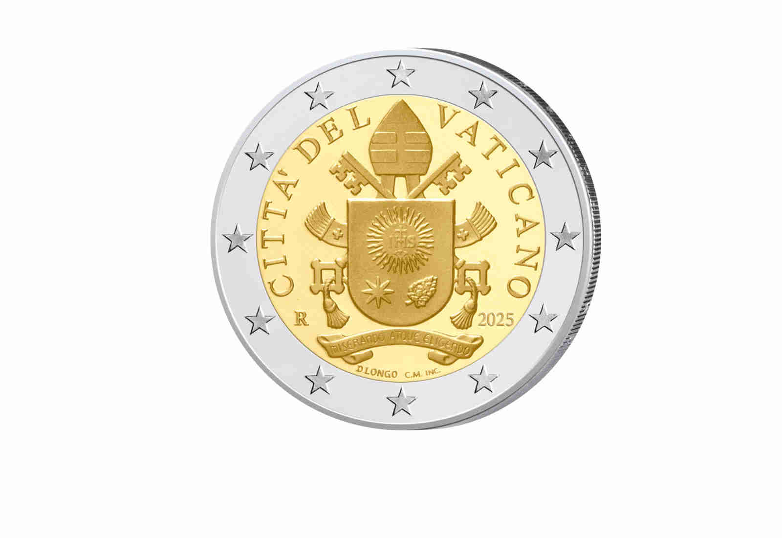 2 Euro 2025 Vatikan Kursmünze st